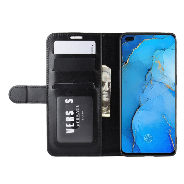 For OPPO RENO 3 PRO R64 Texture Single Horizontal Flip Protective Case with Holder & Card Slots & Wallet& Photo Frame