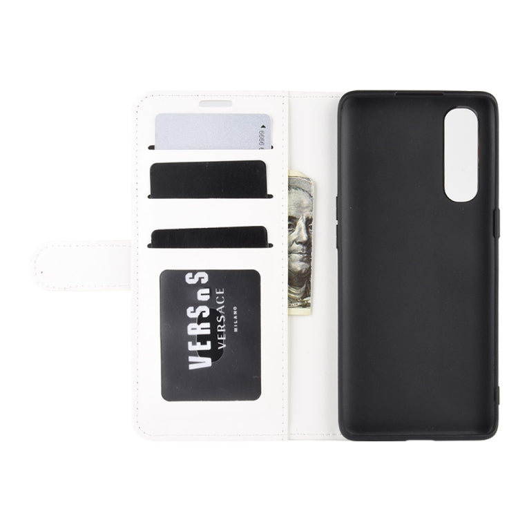 For OPPO RENO 3 PRO R64 Texture Single Horizontal Flip Protective Case with Holder & Card Slots & Wallet& Photo Frame