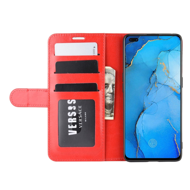 For OPPO RENO 3 PRO R64 Texture Single Horizontal Flip Protective Case with Holder & Card Slots & Wallet& Photo Frame