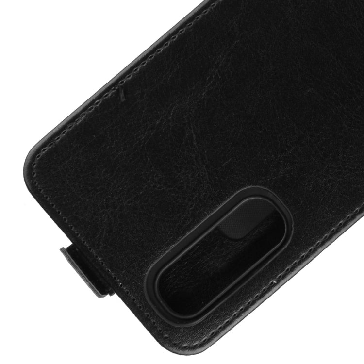 For OPPO Reno 3 Pro R64 Texture Single Vertical Flip Leather Protective Case with Card Slots & Photo Frame