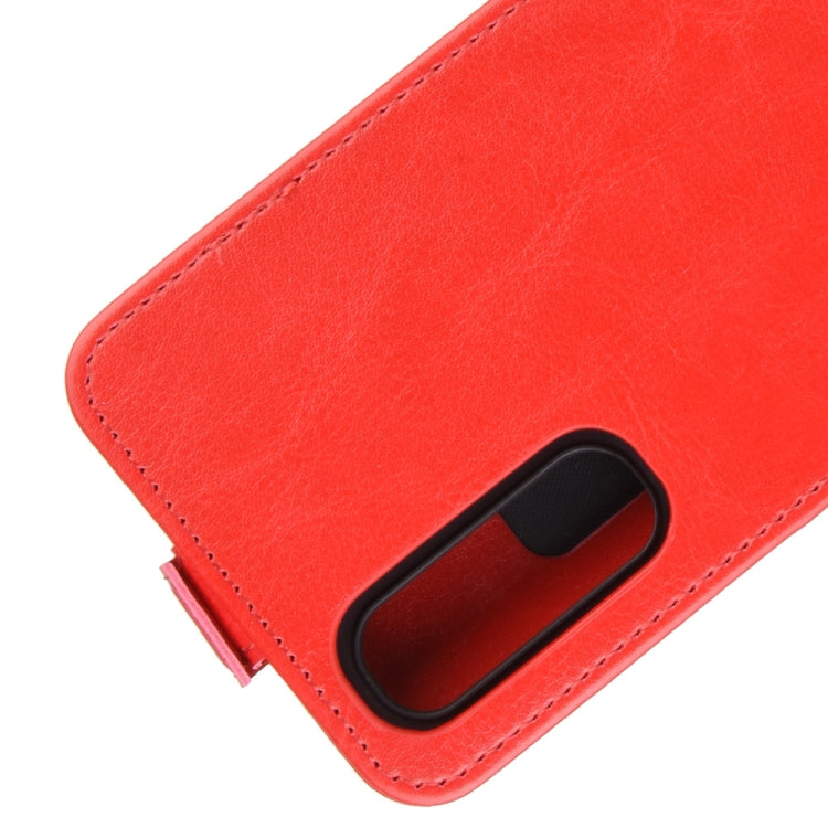 For OPPO Reno 3 Pro R64 Texture Single Vertical Flip Leather Protective Case with Card Slots & Photo Frame