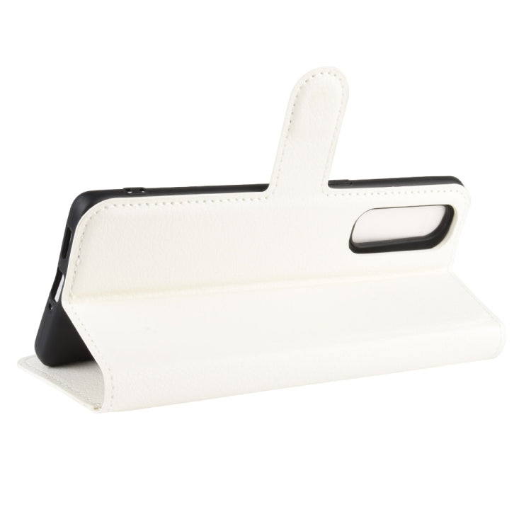 For OPPO Reno 3 Pro Litchi Texture Horizontal Flip PU Leather Protective Case with Holder & Card Slots & Wallet