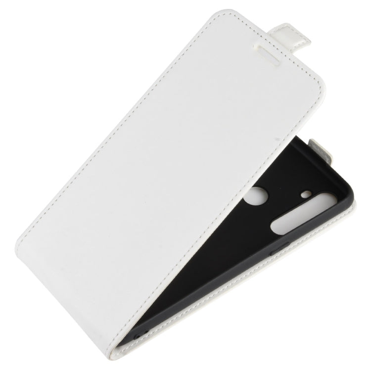 For OPPO Realme C3 (3 Cameras) / Realme 5 R64 Texture Single Vertical Flip PU Leather Protective Case with Card Slot & Photo Frame