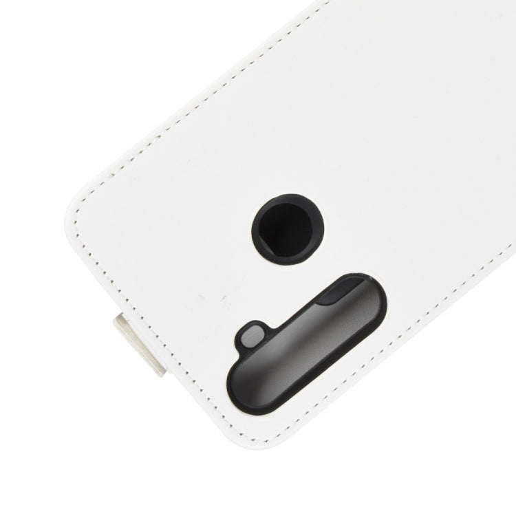 For OPPO Realme C3 (3 Cameras) / Realme 5 R64 Texture Single Vertical Flip PU Leather Protective Case with Card Slot & Photo Frame