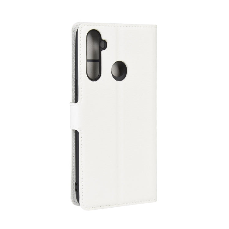For OPPO Realme C3 (3 Cameras) Litchi Texture Horizontal Flip Protective Case with Holder & Card Slots & Wallet