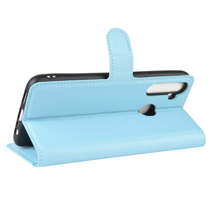 For OPPO Realme C3 (3 Cameras) Litchi Texture Horizontal Flip Protective Case with Holder & Card Slots & Wallet