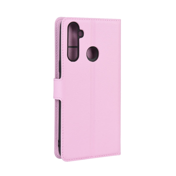 For OPPO Realme C3 (3 Cameras) Litchi Texture Horizontal Flip Protective Case with Holder & Card Slots & Wallet