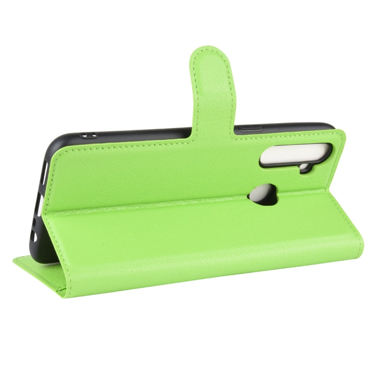 For OPPO Realme C3 (3 Cameras) Litchi Texture Horizontal Flip Protective Case with Holder & Card Slots & Wallet