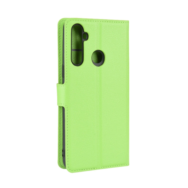 For OPPO Realme C3 (3 Cameras) Litchi Texture Horizontal Flip Protective Case with Holder & Card Slots & Wallet
