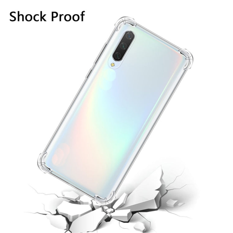For OPPO Find X2 Four-Corner Anti-Drop Ultra-Thin Transparent TPU Phone Case(Transparent)