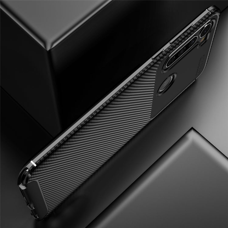 For MOTO One Fusion Plus Carbon Fiber Texture Shockproof TPU Case