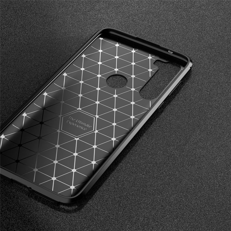 For MOTO G Stylus Carbon Fiber Texture Shockproof TPU Case(Brown)