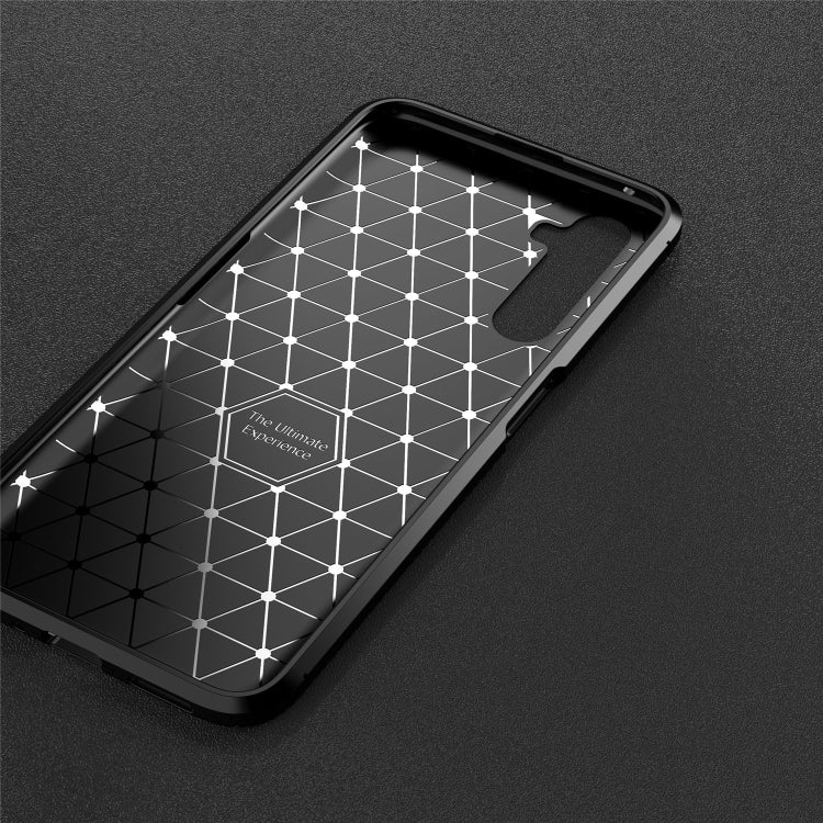 For OPPO Realme 6 Pro Carbon Fiber Texture Shockproof TPU Case