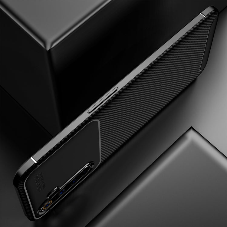 For OPPO Realme 6 Pro Carbon Fiber Texture Shockproof TPU Case
