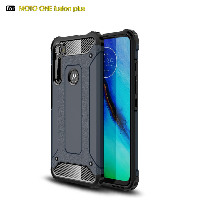 For Moto One Fusion Plus Magic Armor TPU + PC Combination Case
