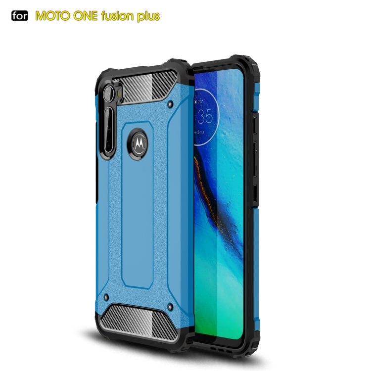 For Moto One Fusion Plus Magic Armor TPU + PC Combination Case