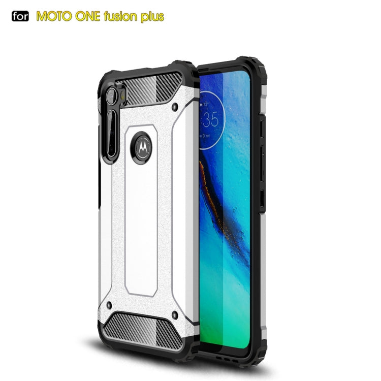 For Moto One Fusion Plus Magic Armor TPU + PC Combination Case