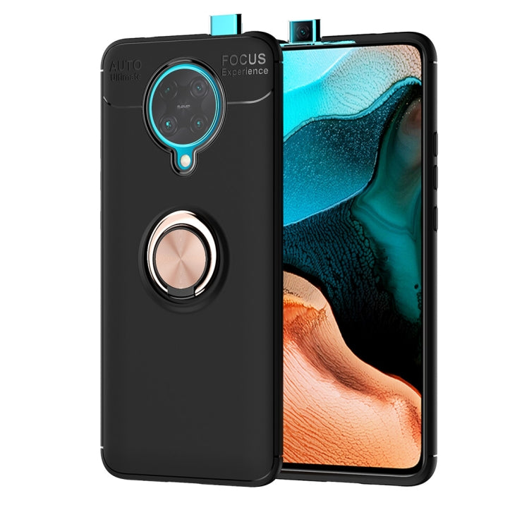 For Xiaomi Redmi K30 Pro Metal Ring Holder 360 Degree Rotating TPU Case