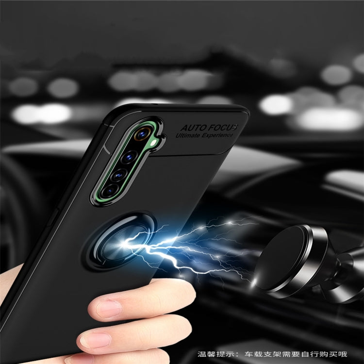 For OPPO Realme X50 Pro 5G Metal Ring Holder 360 Degree Rotating TPU Case