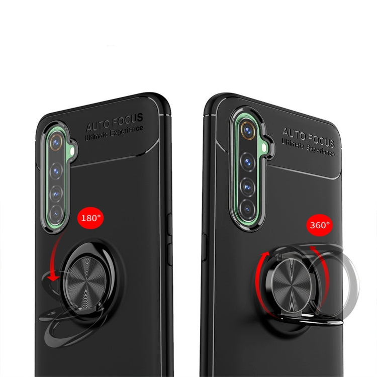 For OPPO Realme X50 Pro 5G Metal Ring Holder 360 Degree Rotating TPU Case