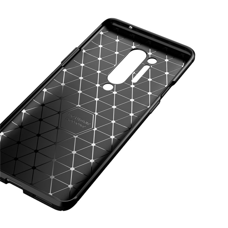 For One Plus 8 Pro Carbon Fiber Texture Shockproof TPU Case