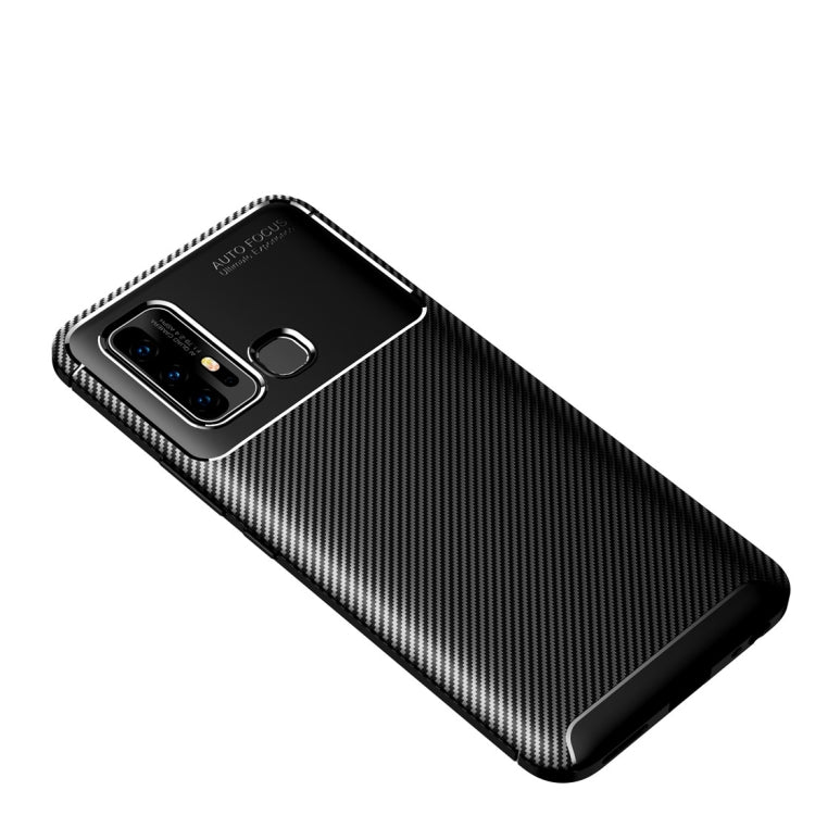 For vivo Z6 Carbon Fiber Texture Shockproof TPU Case