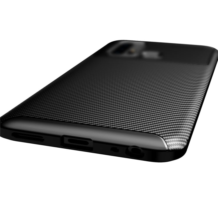 For vivo Z6 Carbon Fiber Texture Shockproof TPU Case