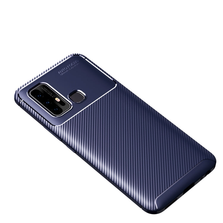 For vivo Z6 Carbon Fiber Texture Shockproof TPU Case
