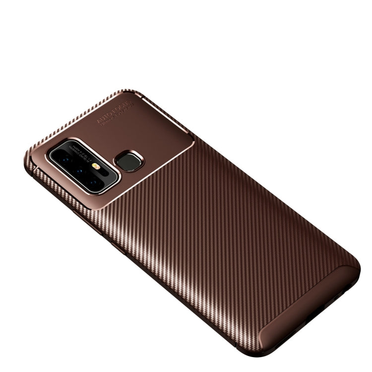 For vivo Z6 Carbon Fiber Texture Shockproof TPU Case