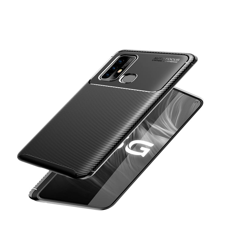 For vivo Z6 Carbon Fiber Texture Shockproof TPU Case