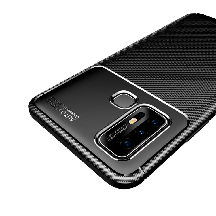 For vivo Z6 Carbon Fiber Texture Shockproof TPU Case
