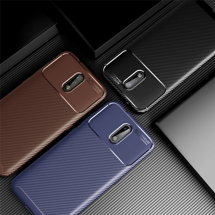 For NOKIA 2.3 Carbon Fiber Texture Shockproof TPU Case