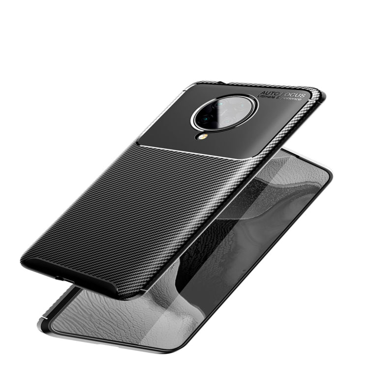 For Xiaomi Redmi K30 Pro Carbon Fiber Texture Shockproof TPU Case