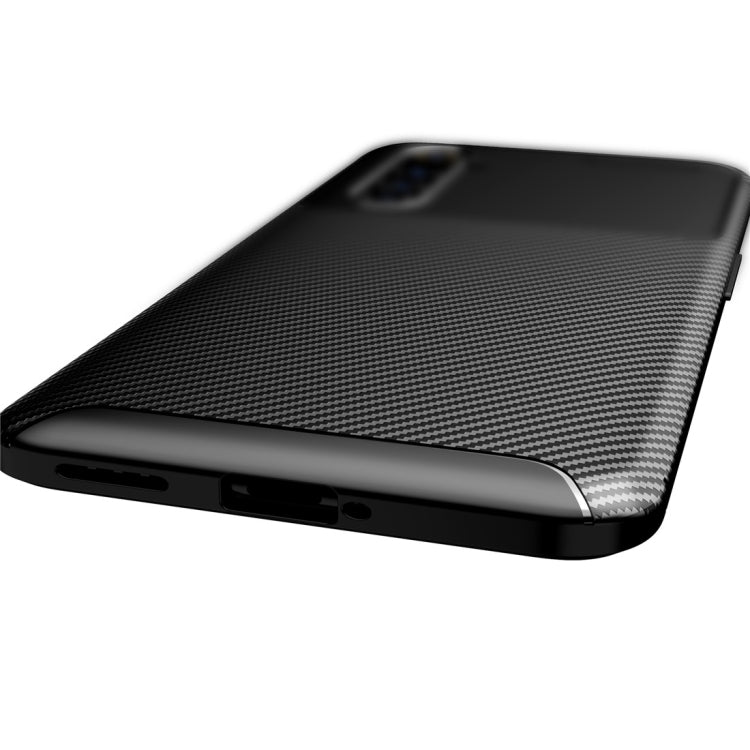 For OPPO Realme X50 Pro Carbon Fiber Texture Shockproof TPU Case(Brown)