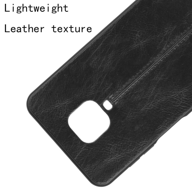 For Xiaomi Redmi Note 9 Pro / Note 9s / Note 9 Pro Max Shockproof Sewing Cow Pattern Skin PC + PU + TPU Case