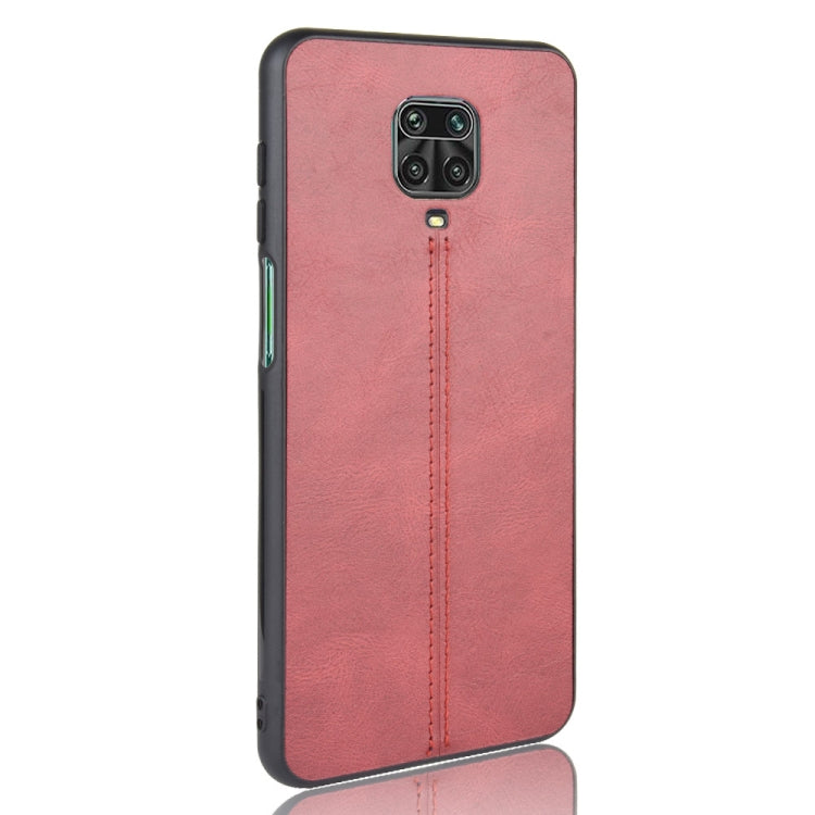 For Xiaomi Redmi Note 9 Pro / Note 9s / Note 9 Pro Max Shockproof Sewing Cow Pattern Skin PC + PU + TPU Case