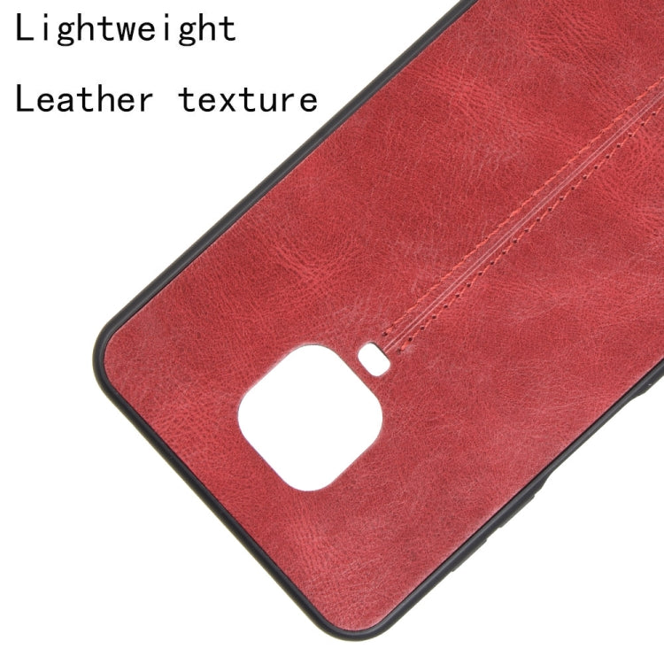 For Xiaomi Redmi Note 9 Pro / Note 9s / Note 9 Pro Max Shockproof Sewing Cow Pattern Skin PC + PU + TPU Case