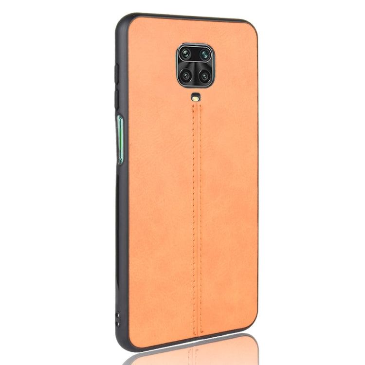 For Xiaomi Redmi Note 9 Pro / Note 9s / Note 9 Pro Max Shockproof Sewing Cow Pattern Skin PC + PU + TPU Case