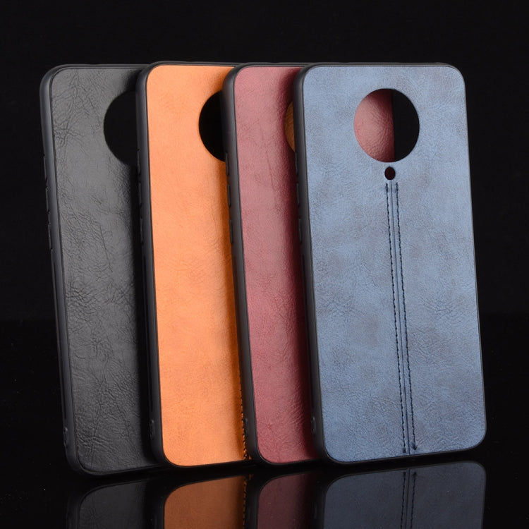 For Xiaomi Redmi K30 Pro Shockproof Sewing Cow Pattern Skin PC + PU + TPU Case