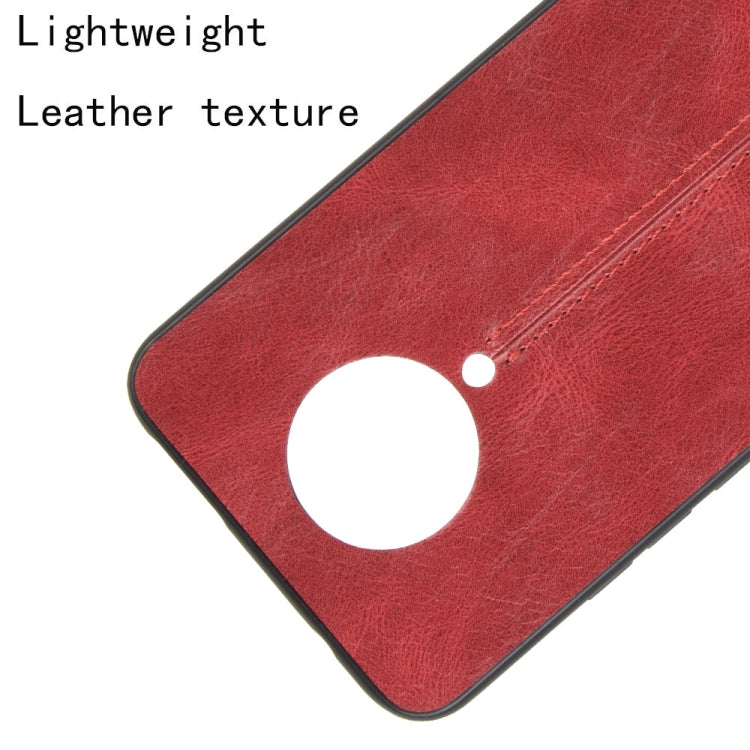 For Xiaomi Redmi K30 Pro Shockproof Sewing Cow Pattern Skin PC + PU + TPU Case