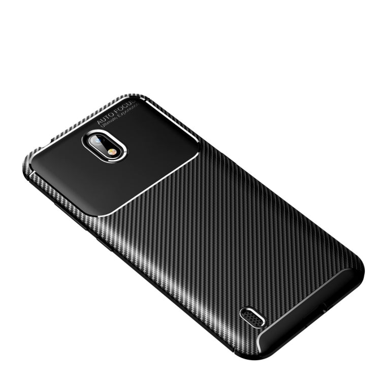 For Nokia C1 Carbon Fiber Texture Shockproof TPU Case