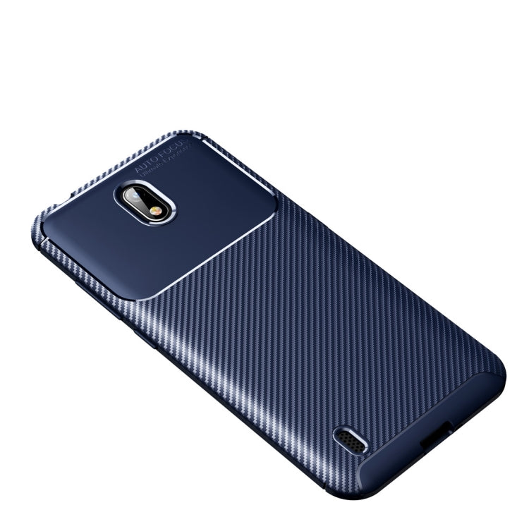 For Nokia C1 Carbon Fiber Texture Shockproof TPU Case