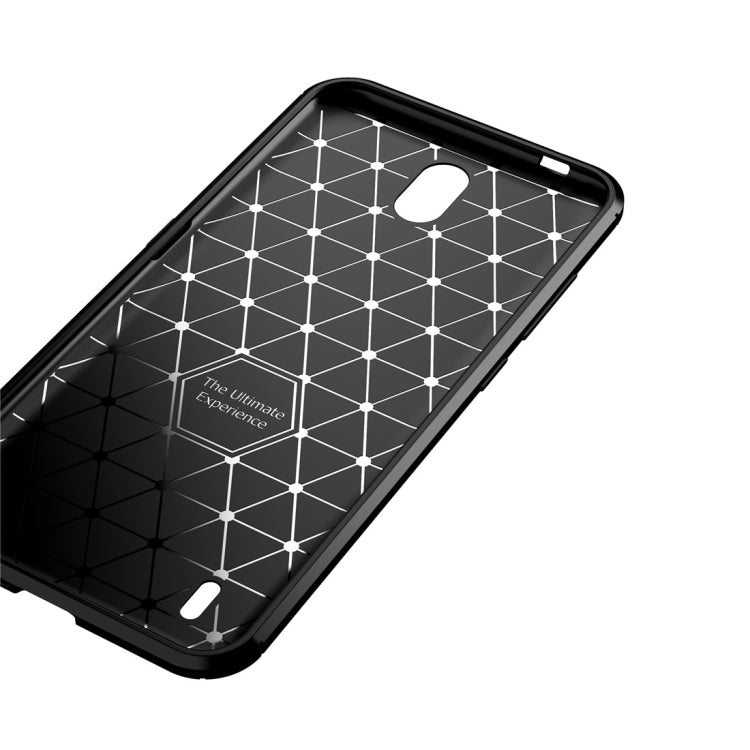 For Nokia C1 Carbon Fiber Texture Shockproof TPU Case