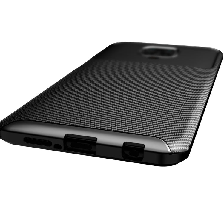 For Xiaomi Redmi Note 9 Pro Max Carbon Fiber Texture Shockproof TPU Case
