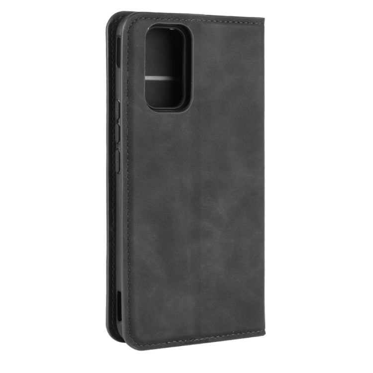 For vivo iQOO 3 5G Retro-skin Business Magnetic Suction Leather Case with Holder & Card Slots & Wallet