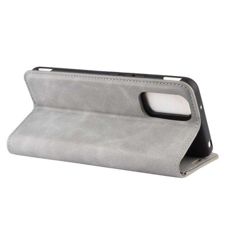 For vivo iQOO 3 5G Retro-skin Business Magnetic Suction Leather Case with Holder & Card Slots & Wallet