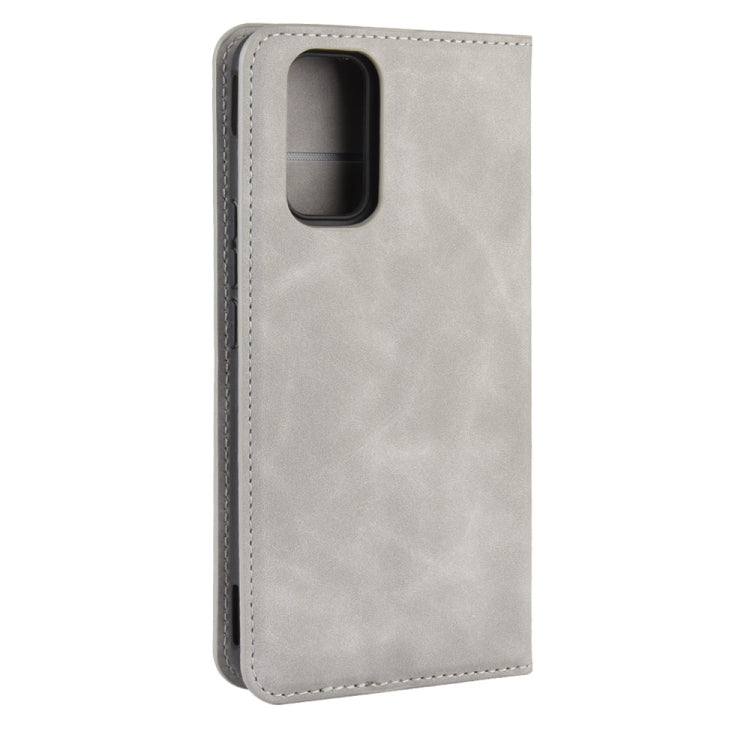 For vivo iQOO 3 5G Retro-skin Business Magnetic Suction Leather Case with Holder & Card Slots & Wallet