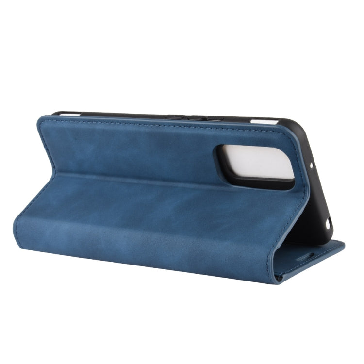 For vivo iQOO 3 5G Retro-skin Business Magnetic Suction Leather Case with Holder & Card Slots & Wallet