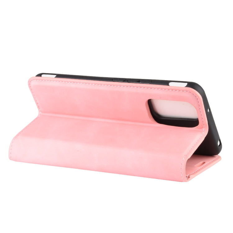 For vivo iQOO 3 5G Retro-skin Business Magnetic Suction Leather Case with Holder & Card Slots & Wallet