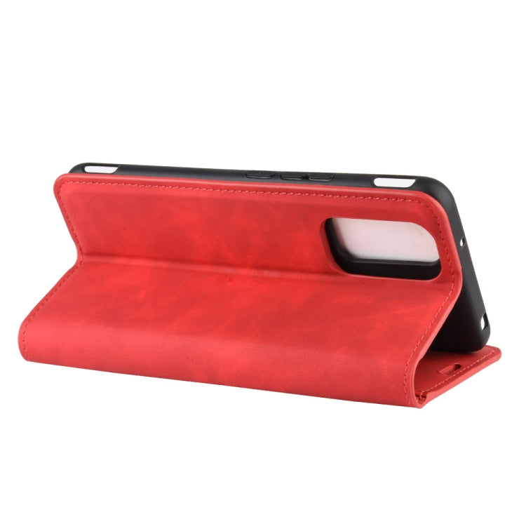 For vivo iQOO 3 5G Retro-skin Business Magnetic Suction Leather Case with Holder & Card Slots & Wallet